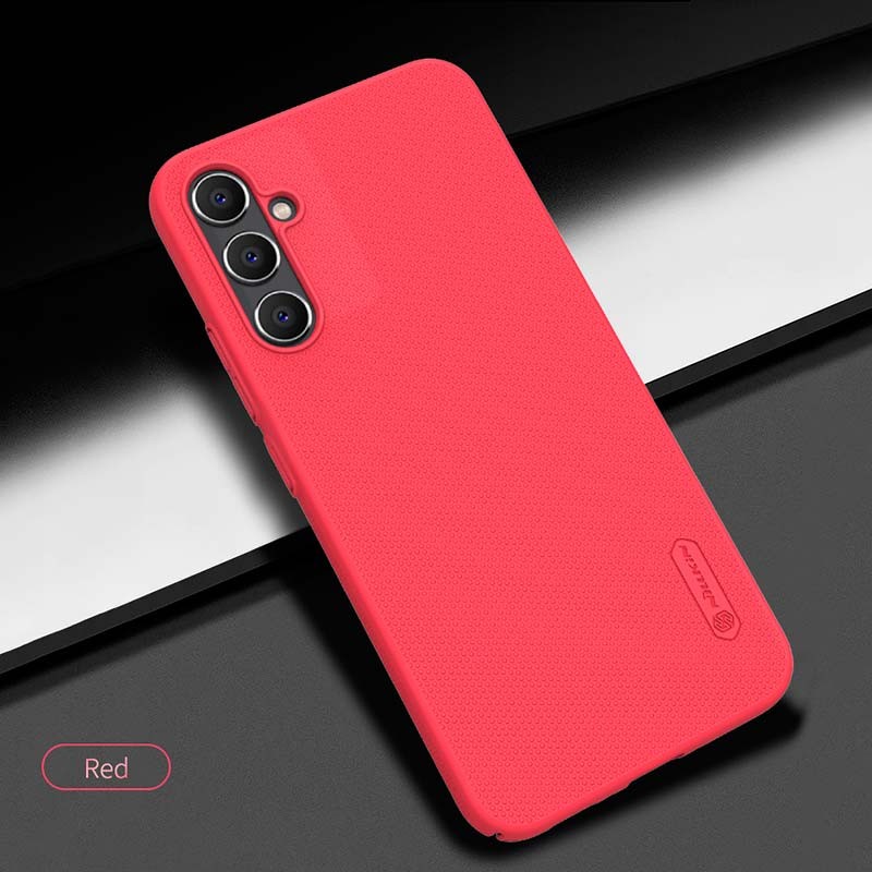 Funda de goma Frosted Pro roja de Nillkin para Samsung Galaxy A34 5G - Ítem6