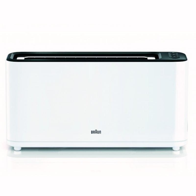 Braun PurEase HT 3100 WH Ranhura extra larga 7 níveis 1000 W Branco - Torradeira - Item1