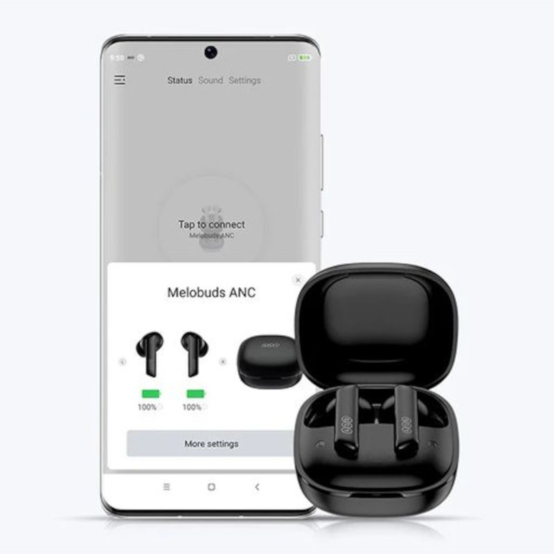 QCY HT05 MeloBuds Noir - Casque Bluetooth - Ítem8