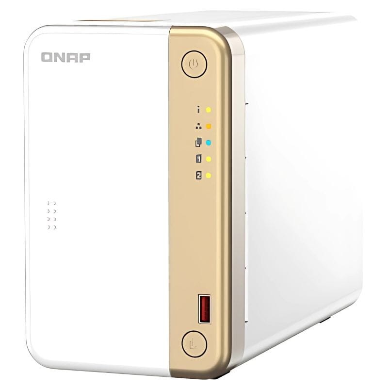 QNAP TS-262 Or, Blanc - Serveur de stockage - Ítem