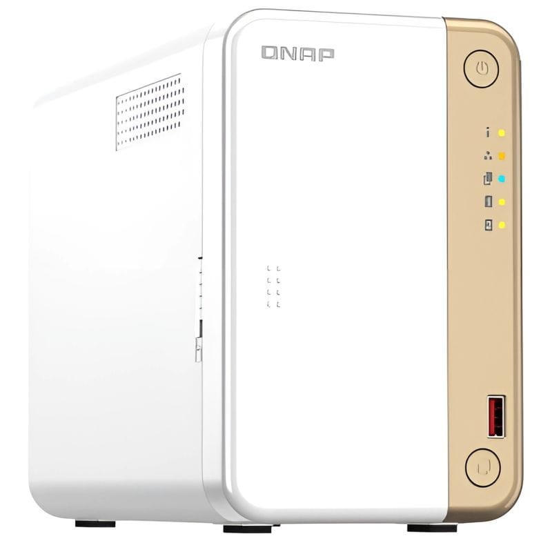 QNAP TS-262 Or, Blanc - Serveur de stockage - Ítem1