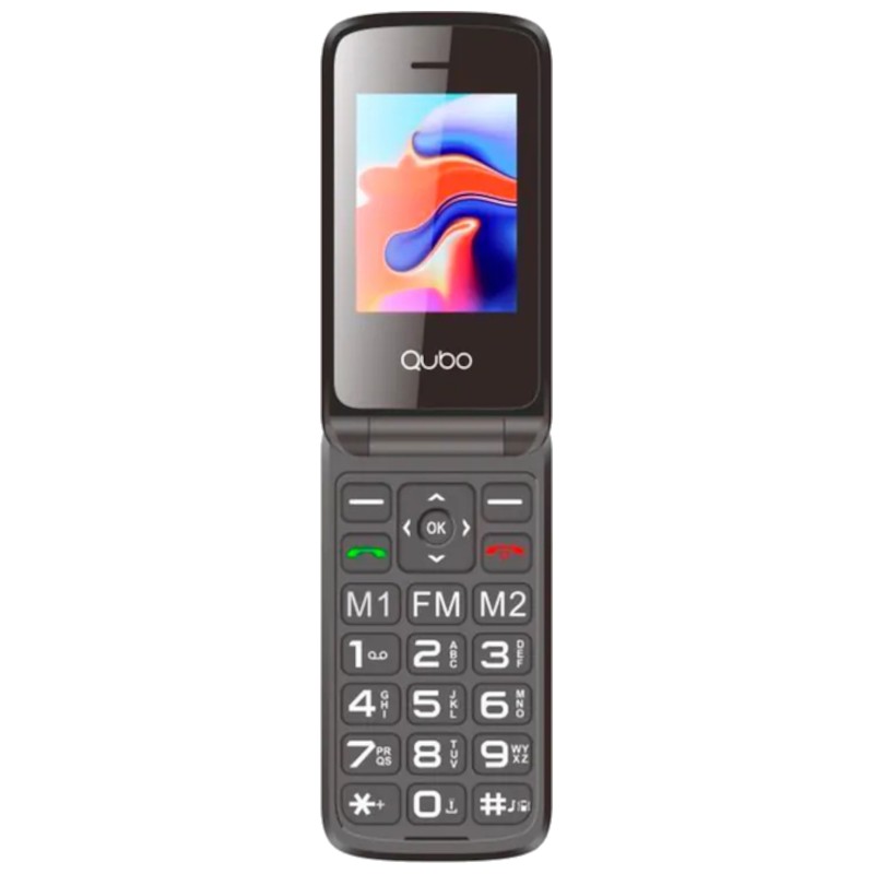 Qubo X-247BL Noir - Téléphone portable pour les personnes âgées - Ítem2