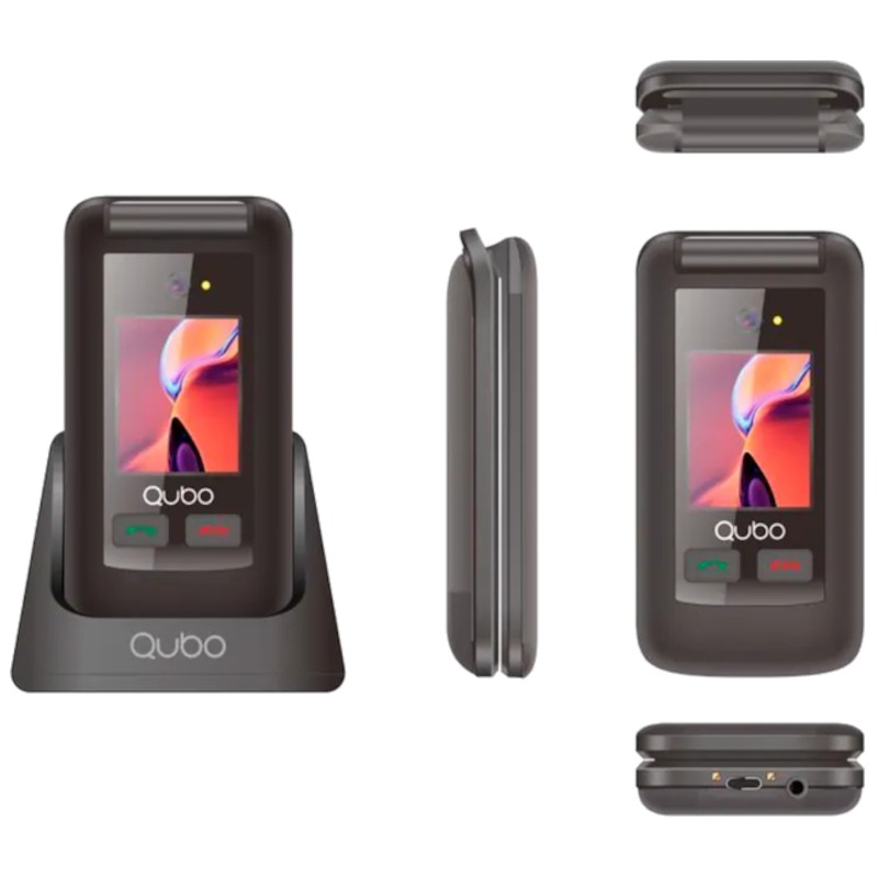 Qubo X-247BL Noir - Téléphone portable pour les personnes âgées - Ítem3