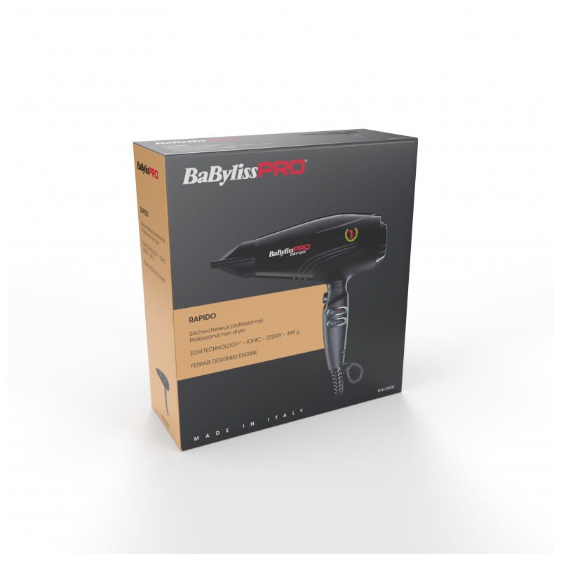 BaByliss RAPIDO DRYER 2200 W Negro - Secador - Ítem2