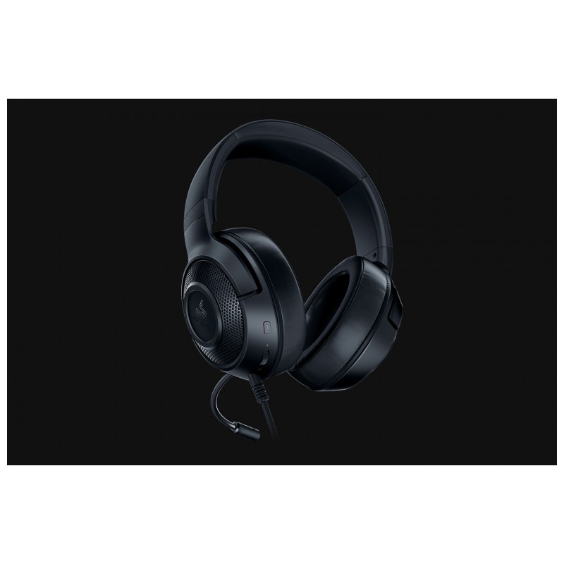 Razer Kraken X en Negro, auriculares gaming extra ligeros con sonido  envolvente 7.1