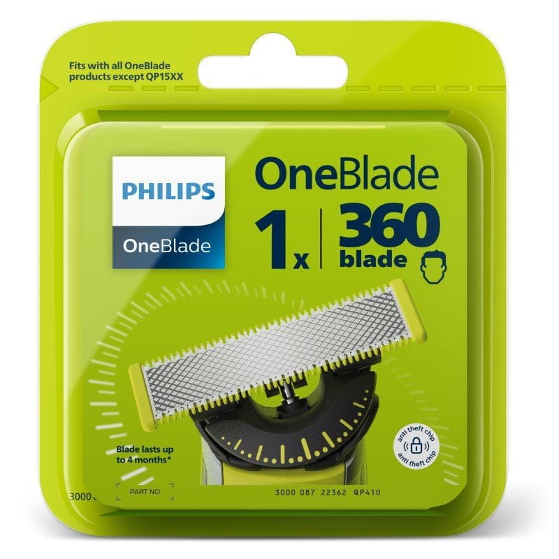 Recambio de cuchilla Philips QP420/50 360 para OneBlade Series Negro - Ítem5