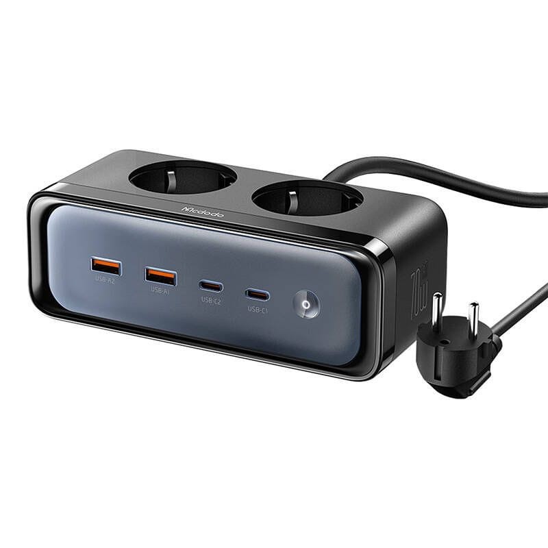 Regleta Mcdodo CH-4610 2 Tomas + 4 USB Negro - Ítem