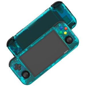 Retroid Pocket3+ 4Go/128Go/4.7'' Bleu Translucide - Console portable