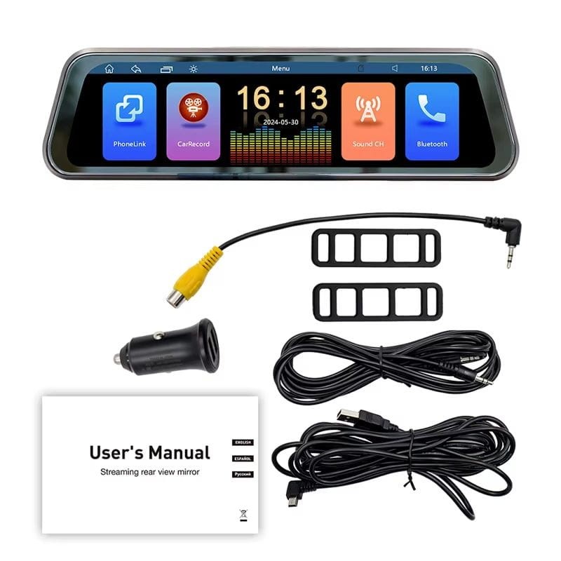 Retrovisor SWM B5319R 9.36 pulgadas Carplay/Android Auto Inalámbrico Negro - Reproductor multimedia para coche - Ítem4