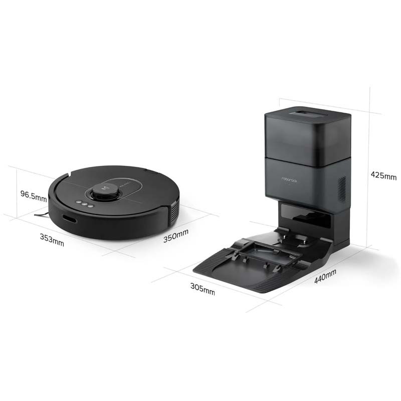 Roborock Q5 Max Plus Negro + Base de autovaciado - Aspirador Robot - Ítem8