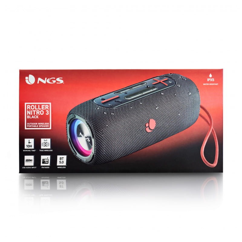 NGS Roller Nitro 3 30 W TWS Negro - Altavoz Bluetooth - Ítem4