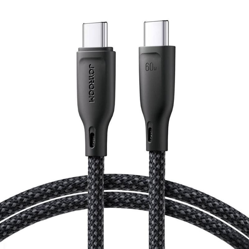 Joyroom SA34-CC3 1m 60W USB Tipo C a Tipo C Negro - Cable de Carga - Ítem