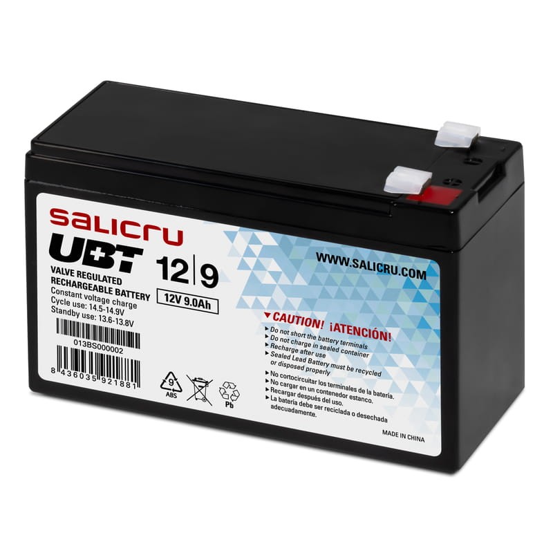 Salicru UBT 12V/9A Preto - Bateria - Item