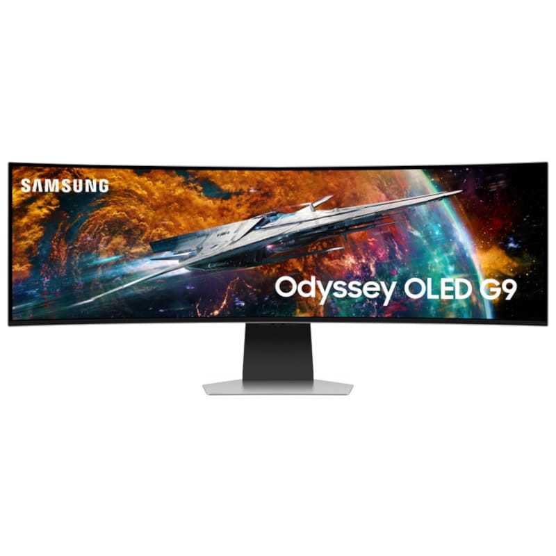 Samsung G95SC 49 Dual QHD OLED UltraWide Curvo 240 Hz G-Sync Plata - Monitor Gaming - Ítem