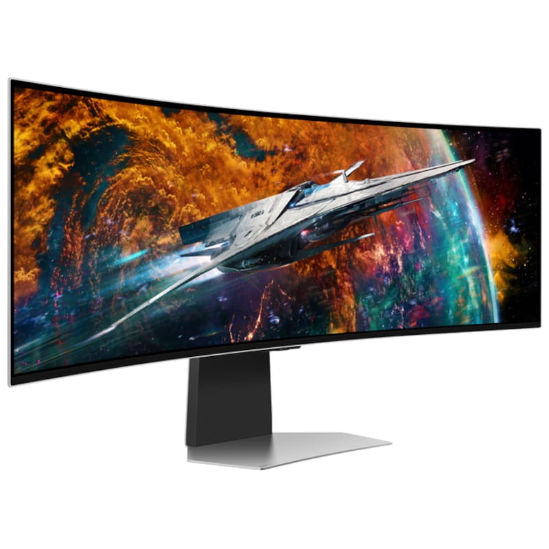 Samsung G95SC 49 Dual QHD OLED UltraWide Curvo 240 Hz G-Sync Plata - Monitor Gaming - Ítem1