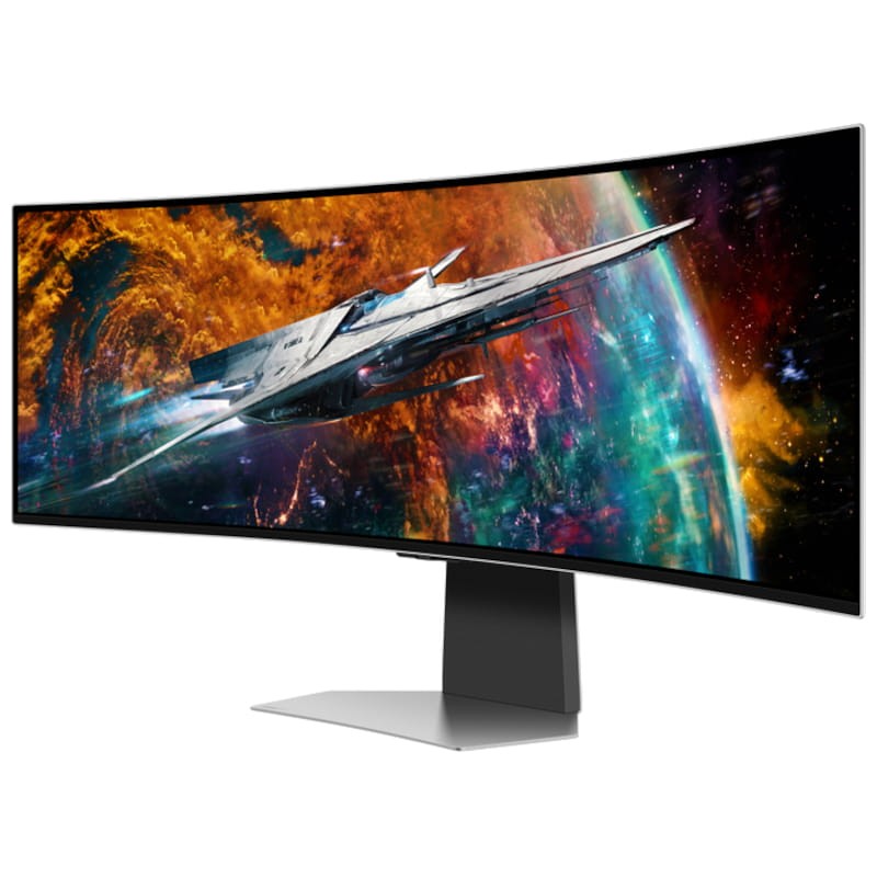 Samsung G95SC 49 Dual QHD OLED UltraWide Curvo 240 Hz G-Sync Plata - Monitor Gaming - Ítem2