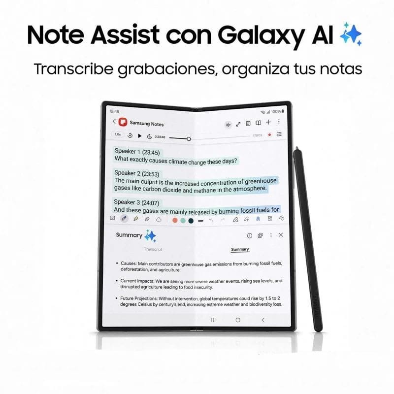 Samsung Galaxy Z Fold6 5G 12GB/512GB Gris - Teléfono Móvil - Ítem8