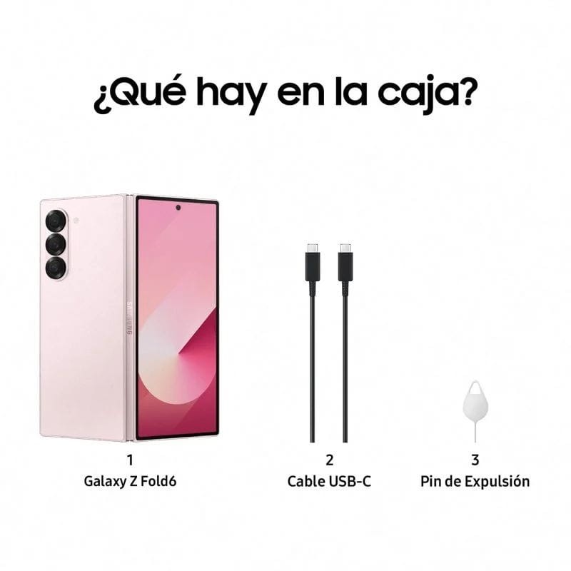 Samsung Galaxy Z Fold6 5G 12GB/256GB Rosa - Telemóvel - Item9