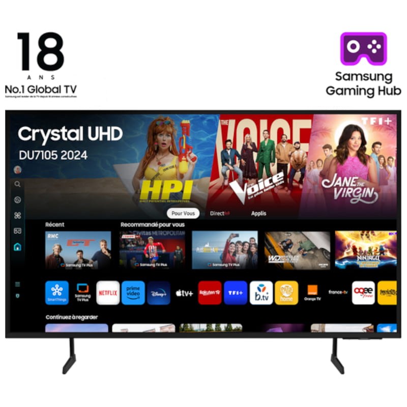 Samsung TU55DU7105K 55 4K Ultra HD Smart TV Wifi Negro - Televisor - Ítem2