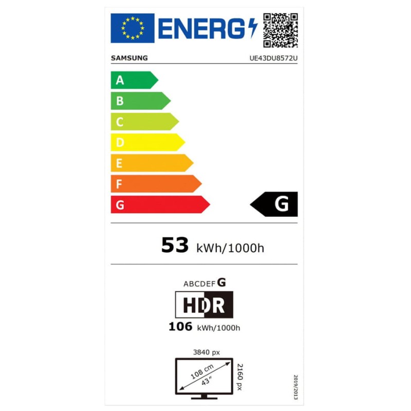 Samsung UE43DU8572U 43 4K Ultra HD Smart TV Wifi Cinzento - Televisão - Item6