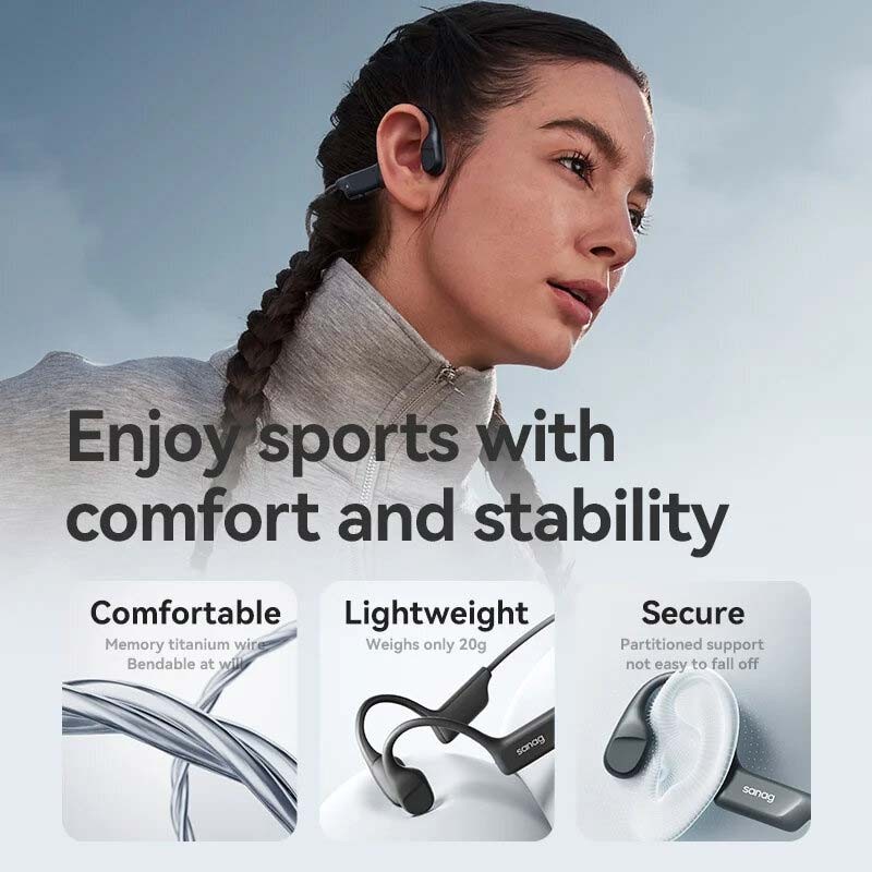 Sanag B22S Negro - Auriculares de Conducción Ósea y Bluetooth - Ítem3