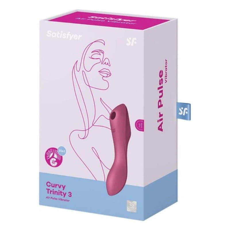 Satisfyer Curvy Trinity 3 Rouge - Suceur clitoridien - Ítem8