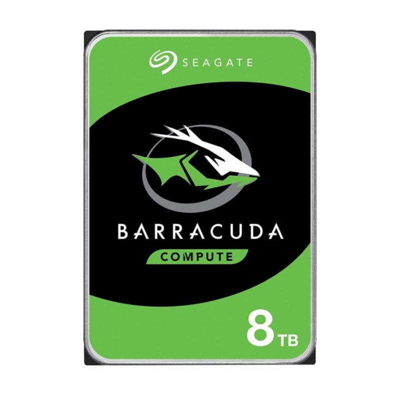 Seagate BarraCuda Compute 8 TB SATA 5400 RPM Verde / Negro - Disco duro - Ítem