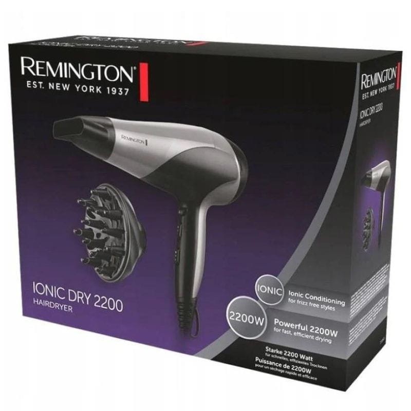 Secador de Pelo Remington Ionic Dry D3190S 2200W Gris/Negro - Ítem2