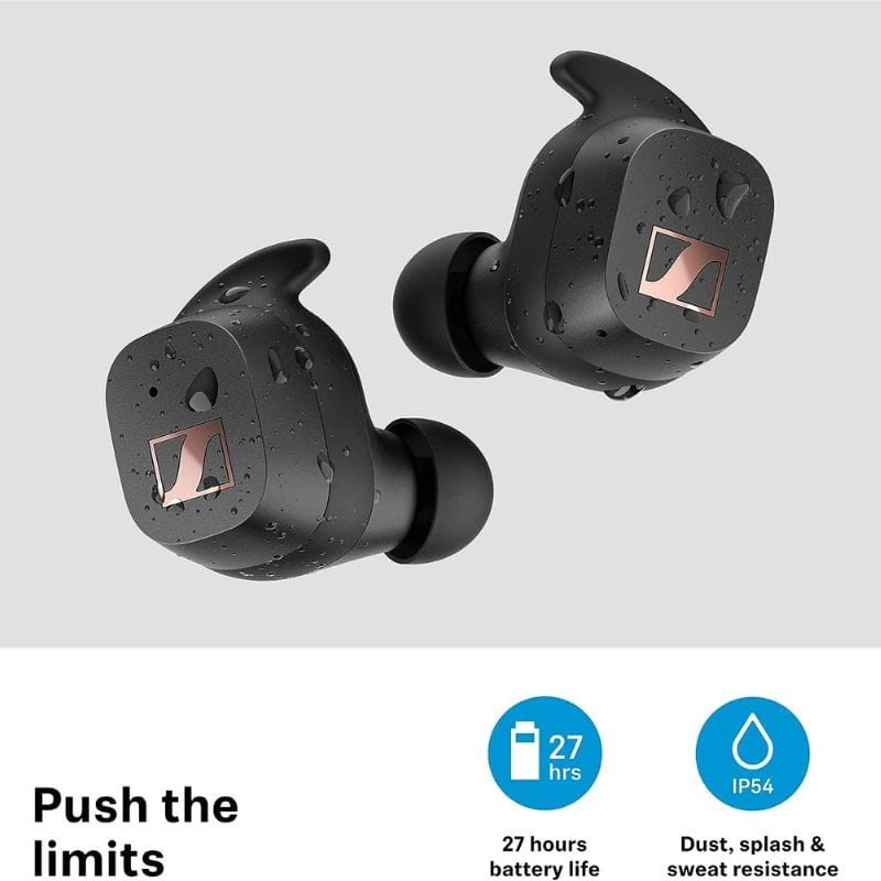 Sennheiser SPORT True Wireless Táctil IP54 7 mm Negro - Auriculares inalámbricos - Ítem3