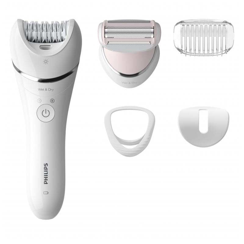 Depiladora Philips Epilator Series 8000 BRE710/00 5,4W Wet/Dry Blanco - Ítem1