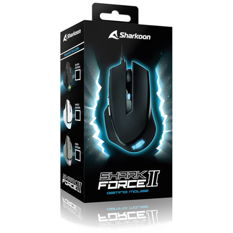 Sharkoon SHARK Force II USB Cinzento - Rato para jogos - 4200 DPI - Item3