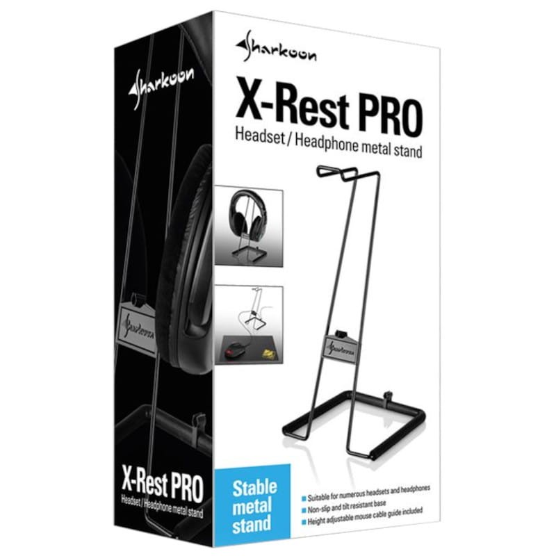 Sharkoon X-Rest PRO Preto - Suporte para auscultadores - Item4