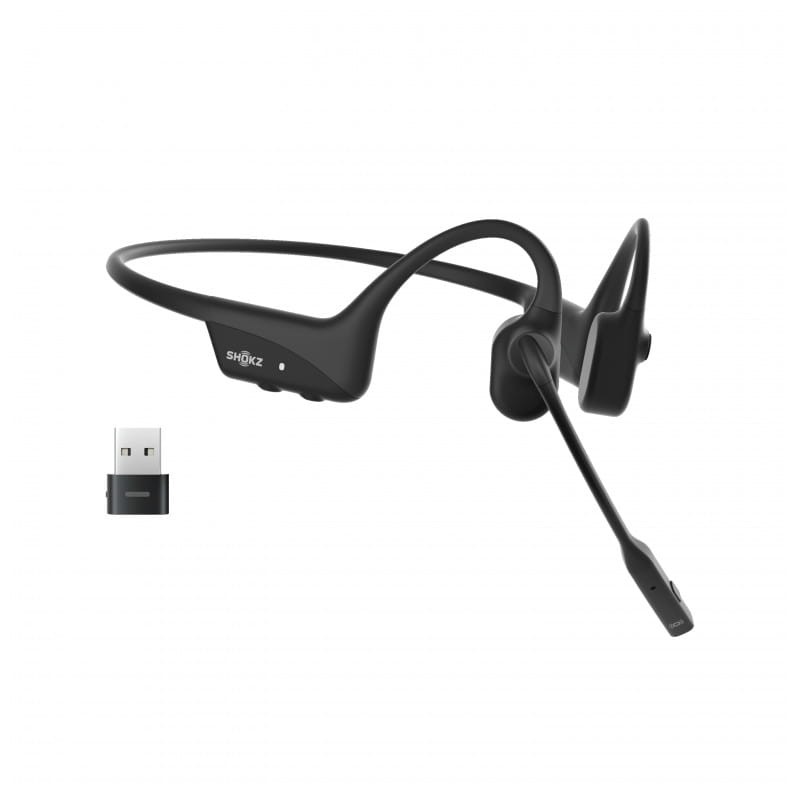 SHOKZ OpenComm 2 UC Preto - Auscultadores de condução óssea - Item1