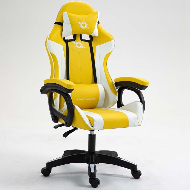 PowerGaming Chaise Blanc+Jaune - Ítem1