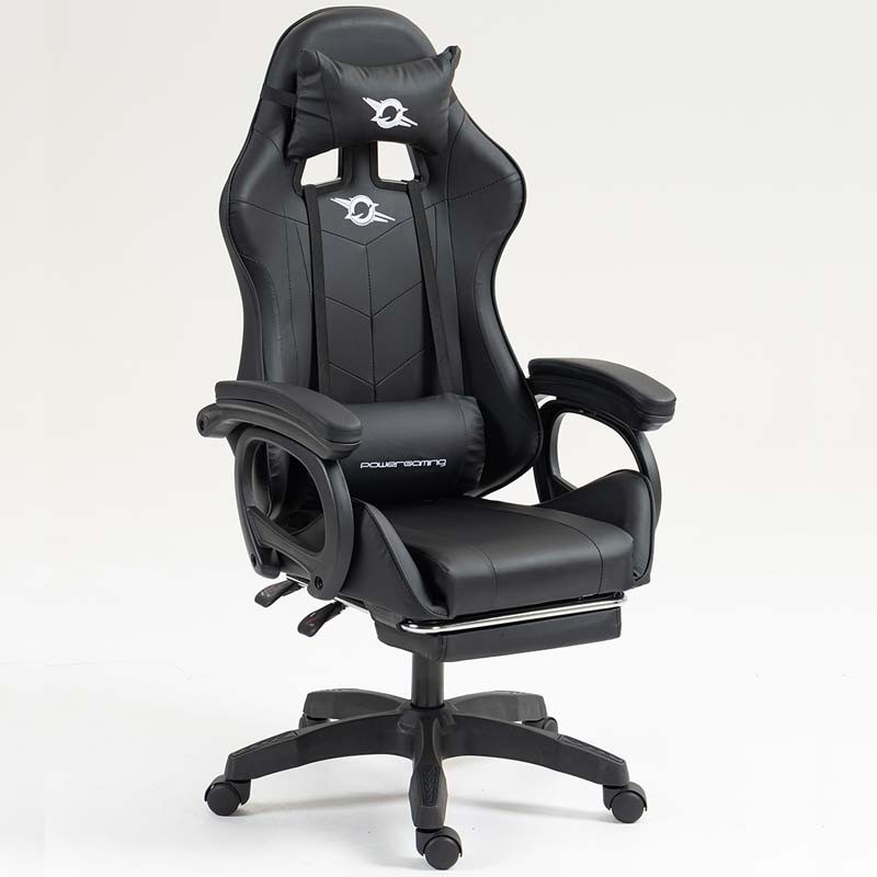 PowerGaming Cadeira 7-pontos Massagem Apoio para pés Preto - Classe B Refurbished - Item1