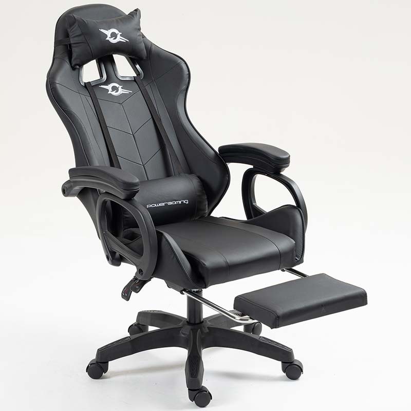 PowerGaming Cadeira 7-pontos Massagem Apoio para pés Preto - Classe B Refurbished - Item5