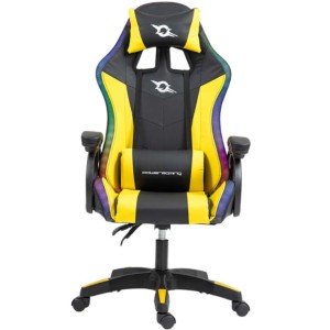 PowerGaming LED RGB Chaise Noir+Jaune