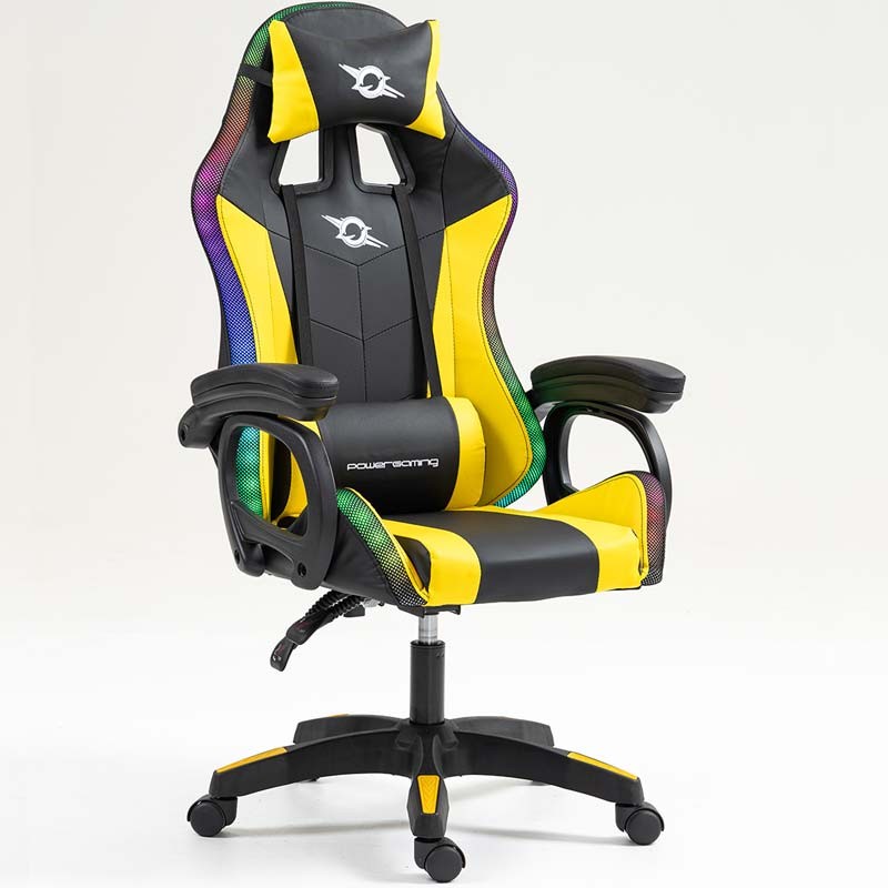 PowerGaming LED RGB Chaise Noir+Jaune - Ítem1