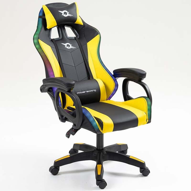 PowerGaming LED RGB Chaise Noir+Jaune - Ítem5