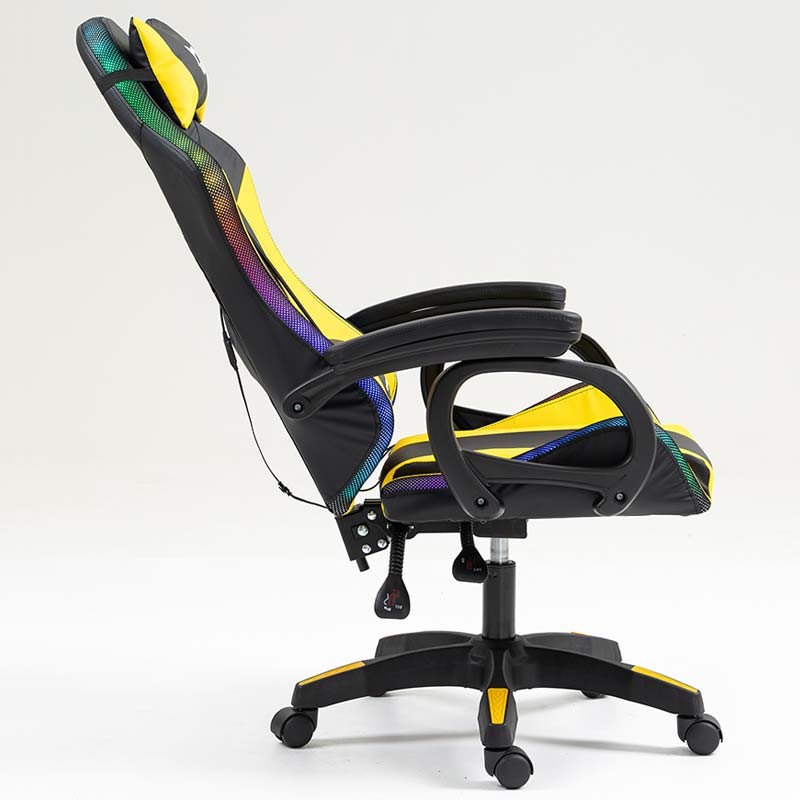 PowerGaming LED RGB Chaise Noir+Jaune - Ítem6