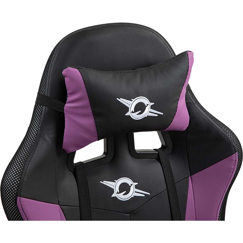 PowerGaming LED RGB Chaise Noir+Lilas - Ítem8