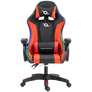 PowerGaming LED RGB Silla Negro+Rojo