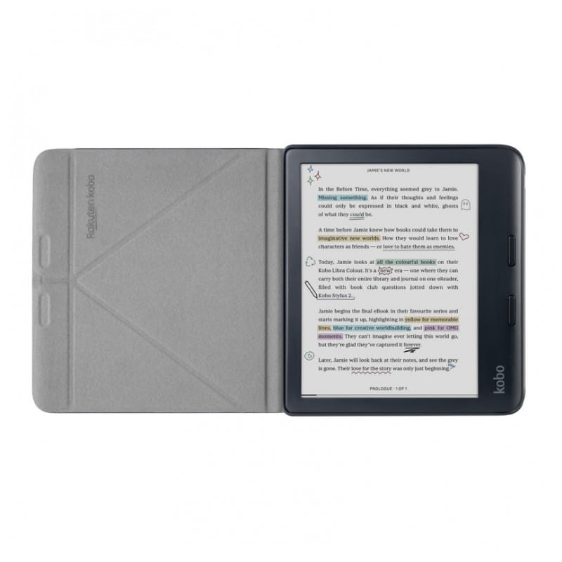 Capa de livro eletrónico Kobo SleepCover Preto - Item1