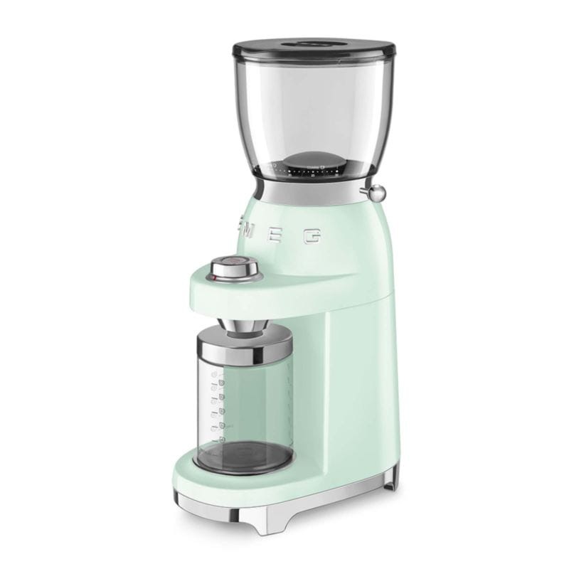 Smeg CGF01 Estilo anos 50 30 Níveis de moagem 150 W Verde-esmeralda - Moinho de café - Item