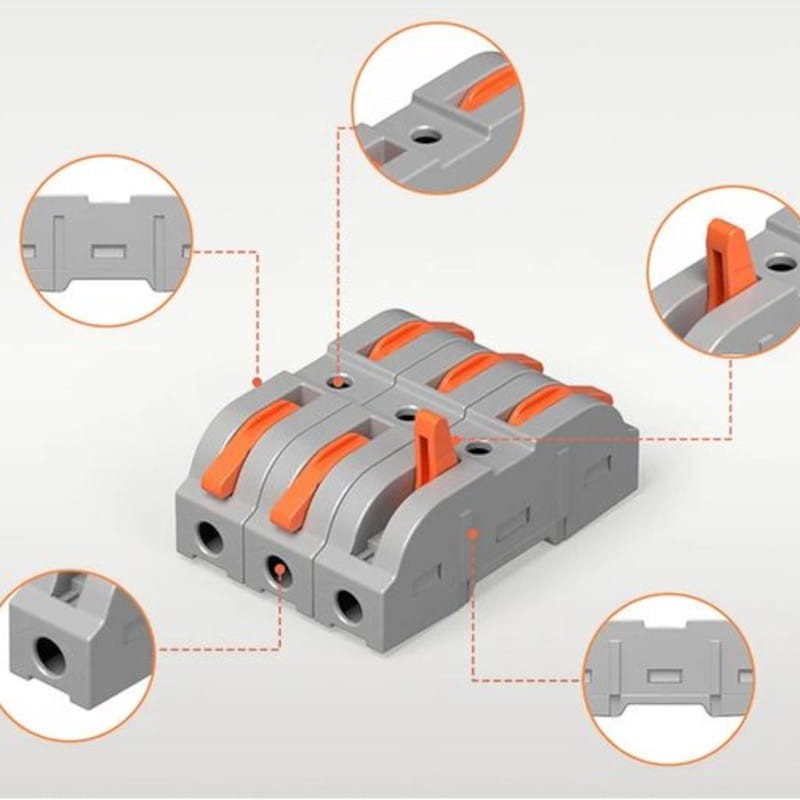 Sonoff D1-1 Cinza - Conector para Emenda de Cabo 34 Unidades - Item3