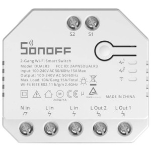 Sonoff Dual R3 Branco - Interruptor Inteligente WiFi