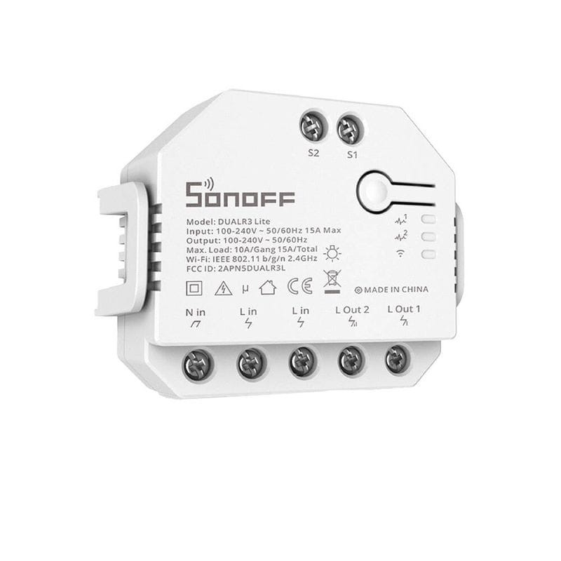 Sonoff Dual R3 Lite Branco - Interruptor Wi-Fi Inteligente - Item2