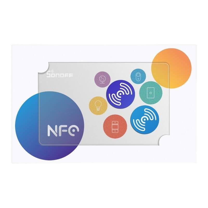 Sonoff NFC Tag Branco - Etiqueta Adesiva Inteligente - Item1