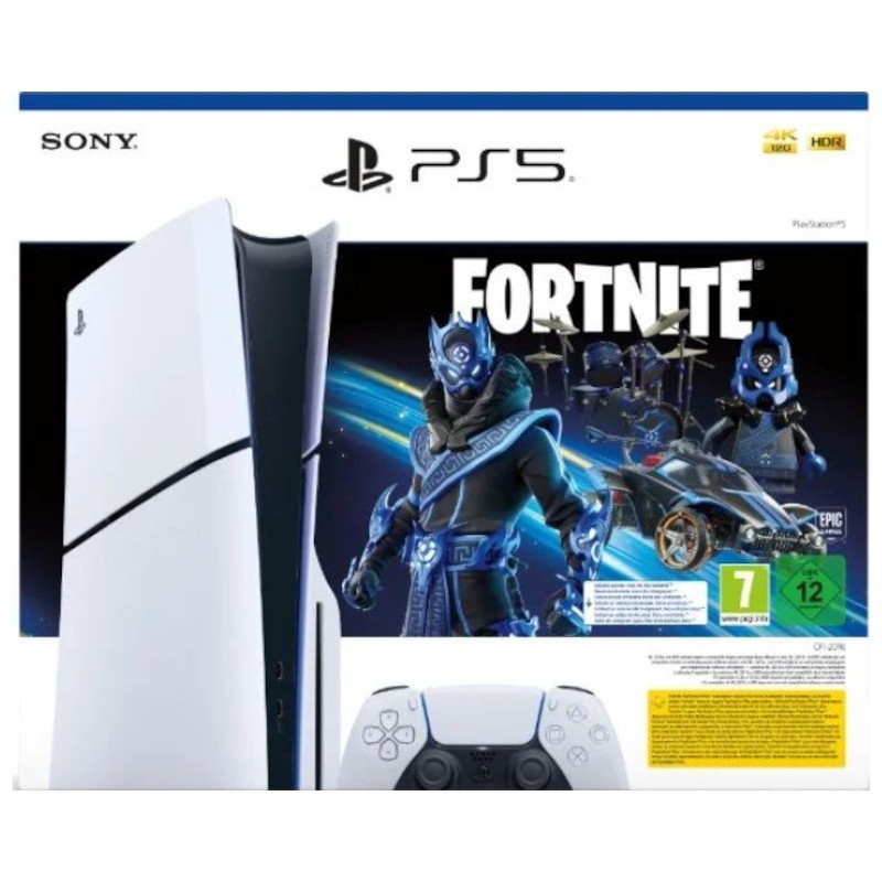 Sony PlayStation 5 Slim 1 TB + Fortnite Cobalt Star - Consola SONY - Item