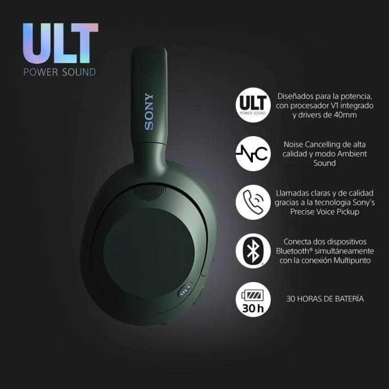 Sony ULT WEAR ANC Gris Bosque - Auriculares Bluetooth - Ítem4